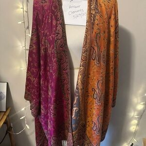 Pashmina Cloak for Raves, Music Festivals, EDM events